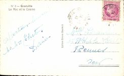 CPA Granville Le Roc et le Casino