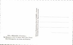 CPA Brouage empareda las armas de una torre del reloj de Richeliu