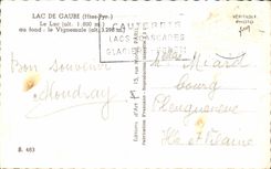 CPA Lake De Gaube the Lake Goat Goat