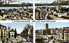 CPA Souvenir de Lausanne