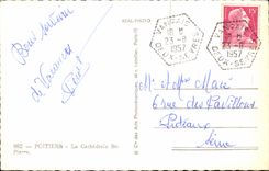 CPA Poitiers the Cathedral St Pierre