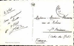 CPA Ouchy Lausanne Le Quai et les Alpes