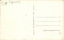 CPA Geneva panorama towards the quay of Waters running and the lake