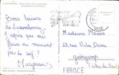 CPA Luxembourg Notre Dame of Luxembourg Consolatrice of Afflicted