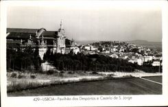 CPA Lisboa Pavilhao Dos Desportos e Castelo De S Lorge Portugal
