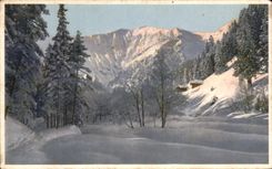 CPA Gebirgslandschaft Im Winter