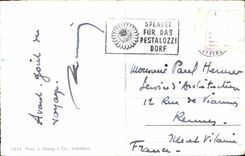 CPA Interlaken Die Jungfrau 