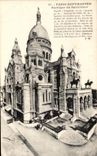 CPA Paris Montmartre Basilica of the Sacring Heart