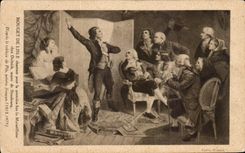 CPA Rouget De Lisle Chantant pour la premiere Fois la Marseillaise