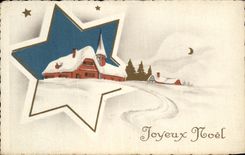 CPA Fantaisie Joyeux Noel
