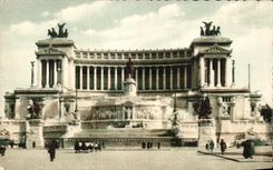 CPA Roma Monumento tiene Vittorio Emnanuele II