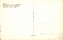 CPA Roma Monumento tiene Vittorio Emnanuele II
