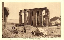 CPA Egypte Ramesseum De Thebes Egypt Egypte
