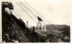 CPA Picturesque Savoy Summit of the Revard mount Arrival of the teleferic Nivrolet