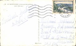 CPA the Mount Gilds through the trees