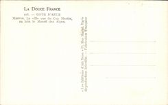 CPA Soft Frnace Dimensions Azure Menton the city seen of the course Martin