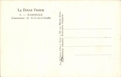 CPA La Douce France Marseille l'ascenseur de ND de la Garde