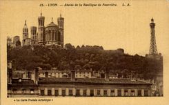 CPA Lyon Apse Of the Basilica of Fourviere