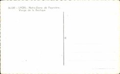 CPA Lyon Notre Dame de Fourviere Virgin of the Basilica