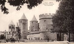 Puerta de CPA Metz del cuadro total de los alemanes