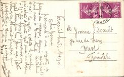 CPA Verneuil On Avre Turn of the Church co Madeleine