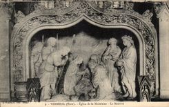 CPA Verneuil Church of the Madeleine Nativity