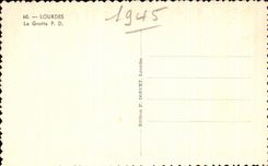 CPA Lourdes the Cave