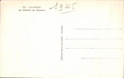 CPA Lourdes the Way Of Clavaire