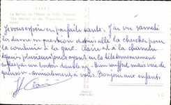 CPA Lille the Belfry Of the Town hall illuminated