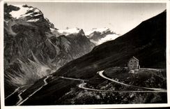 CPA Road Of Iseran House Valley of Isere