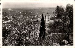 CPA Hyeres Vue Sur La Plaine