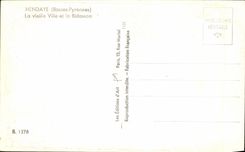 CPA Hendaye the Old city and Bidassoa