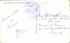 CPA the Petrifying Cascades D' Etuf