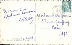 CPA Lourdes Seen on the Basilica and Gave