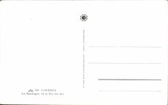 CPA Lourdes the Basilica and the Peak of Jer