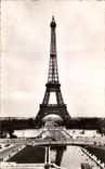 CPA Paris La Tour Eiffel et Bassins de Chaillot