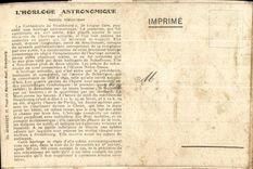 CHART Strasbourg SYSTEM the Astronomical Clock