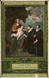 CPA Chocolaterie d'Aiguebelle Van Dyck Vierge Au Donateur les Chefs d'Oeuvre de l'art religieux