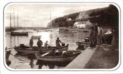 CPM Meilleurs Voeux Bateau de peche 