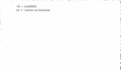 CPSM Lourdes the Station of the Martyrdom