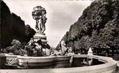 CPSM Paris the Fountain of the Observatory The Observatoru fountain