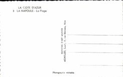 CPA la dimension de Napoule azul la playa