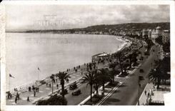 CPA Francia suave dimensiona Niza azul la caminata del ingles