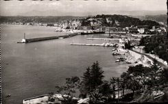 CPA la dimension “Niza de la vision azul desde el camino De Villefranche