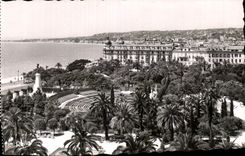 CPA La Cote D'Azur Nice Jardin Le theatre De Verdure Et l'Hotel Ruhl