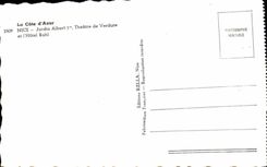 CPA La Cote D'Azur Nice Jardin Le theatre De Verdure Et l'Hotel Ruhl