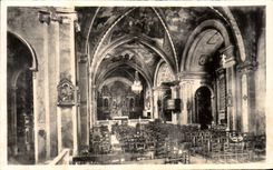 Interior de CPA Niza del santuario de Notre Dame De Cimiez