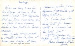 CPA Niza entra en el traje del folklore de la mujer de las pergolas