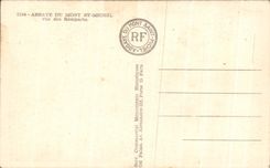 CPA Abbey Of the Mount St Michel seen of the Walls