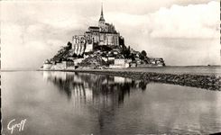 CPA In Normandy Mount St Michel Reflections by Spring tide